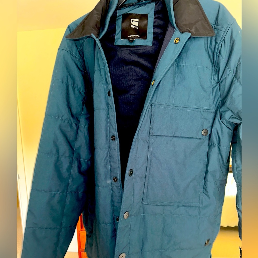 GStar shacket - down. Like new.